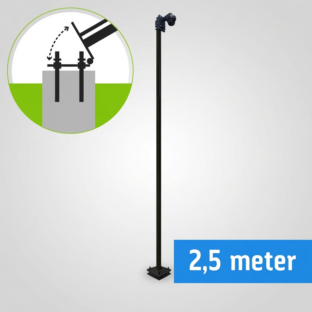 Camera mast 2,5 meter