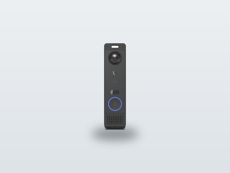 UniFi Access-intercom met camera bij de voordeur